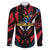 Caribbean Cricket Antigua and Barbuda Family Matching Off The Shoulder Long Sleeve Dress and Hawaiian Shirt First Crown Forever Proud - Wonder Print Shop