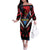 Caribbean Cricket Antigua and Barbuda Family Matching Off The Shoulder Long Sleeve Dress and Hawaiian Shirt First Crown Forever Proud - Wonder Print Shop