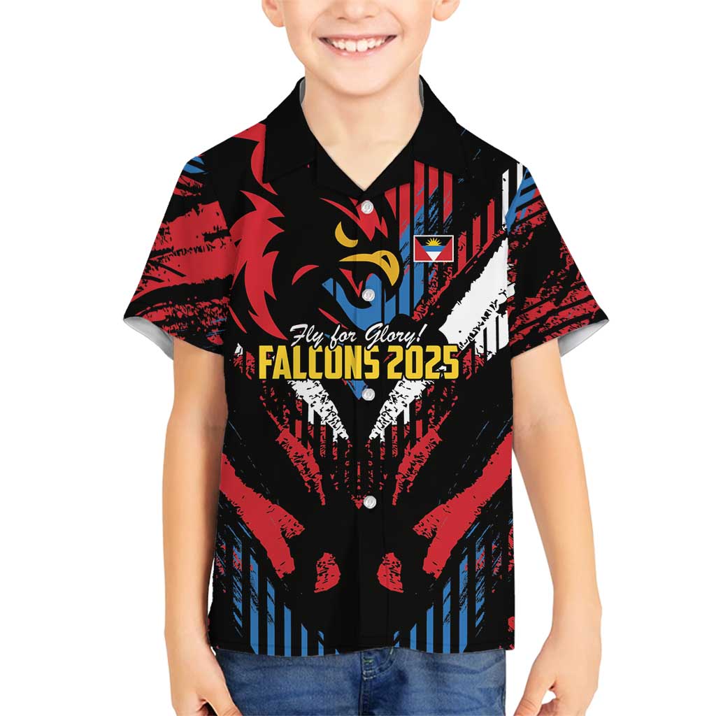 Caribbean Cricket Antigua and Barbuda Family Matching Off Shoulder Short Dress and Hawaiian Shirt First Crown Forever Proud - Wonder Print Shop