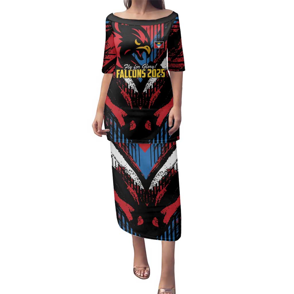 Caribbean Cricket Antigua and Barbuda Family Matching Puletasi and Hawaiian Shirt First Crown Forever Proud - Wonder Print Shop