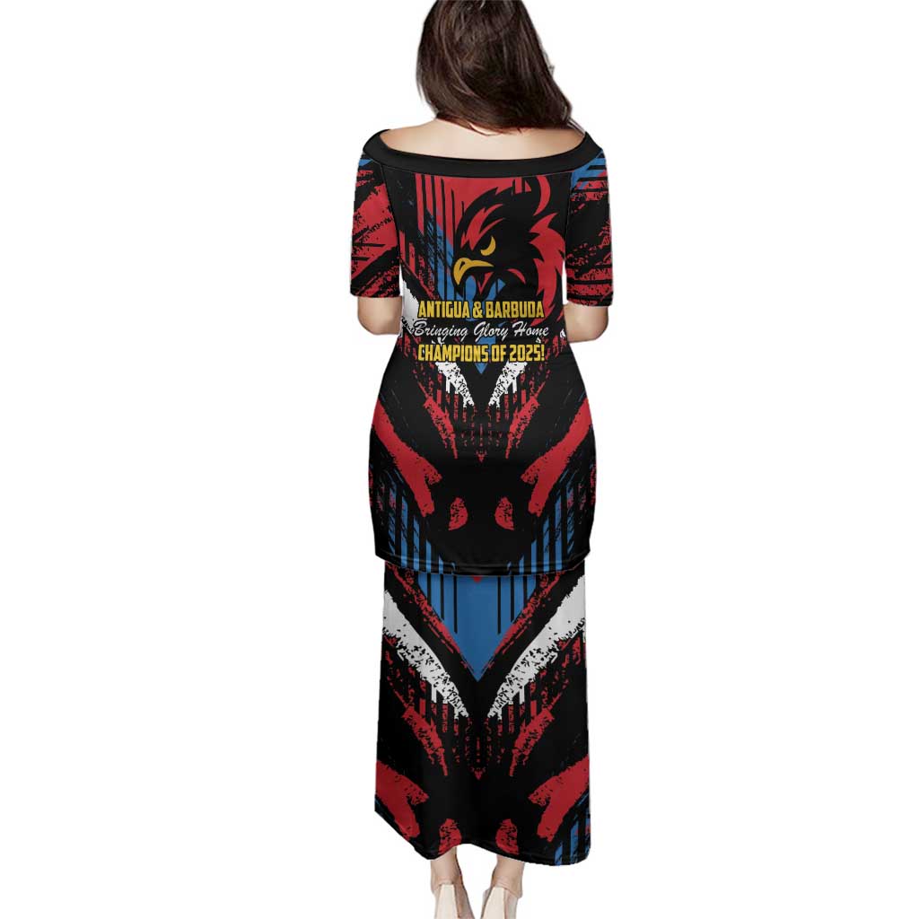 Caribbean Cricket Antigua and Barbuda Family Matching Puletasi and Hawaiian Shirt First Crown Forever Proud - Wonder Print Shop