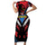 Caribbean Cricket Antigua and Barbuda Family Matching Short Sleeve Bodycon Dress and Hawaiian Shirt First Crown Forever Proud - Wonder Print Shop