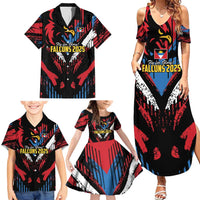 Caribbean Cricket Antigua and Barbuda Family Matching Summer Maxi Dress and Hawaiian Shirt First Crown Forever Proud - Wonder Print Shop