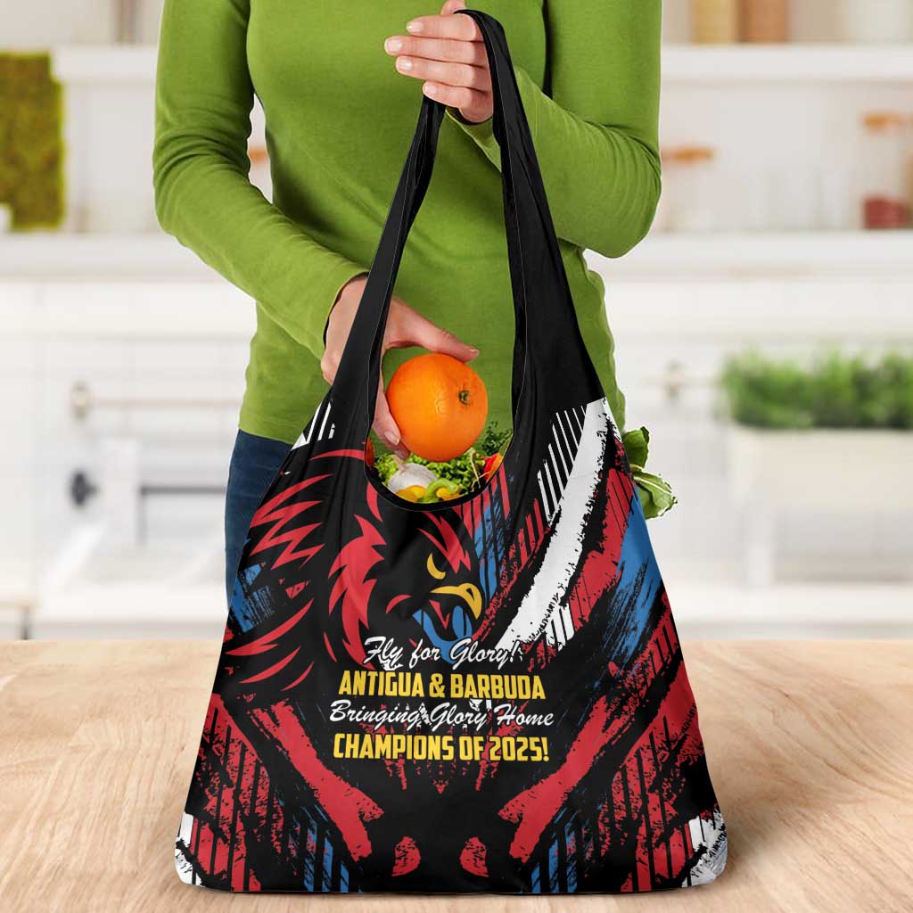Caribbean Cricket Antigua and Barbuda Grocery Bag First Crown Forever Proud - Wonder Print Shop