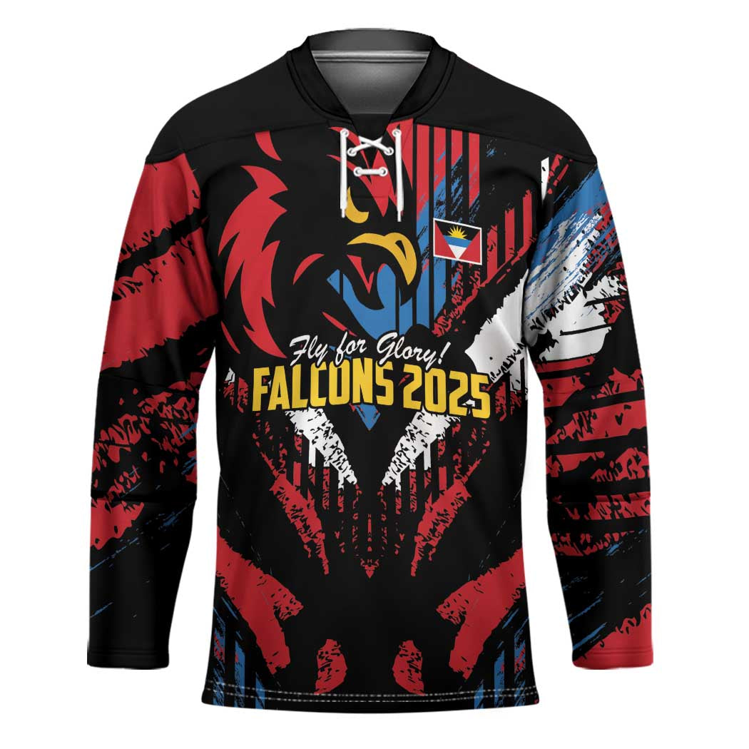 Caribbean Cricket Antigua and Barbuda Hockey Jersey First Crown Forever Proud - Wonder Print Shop