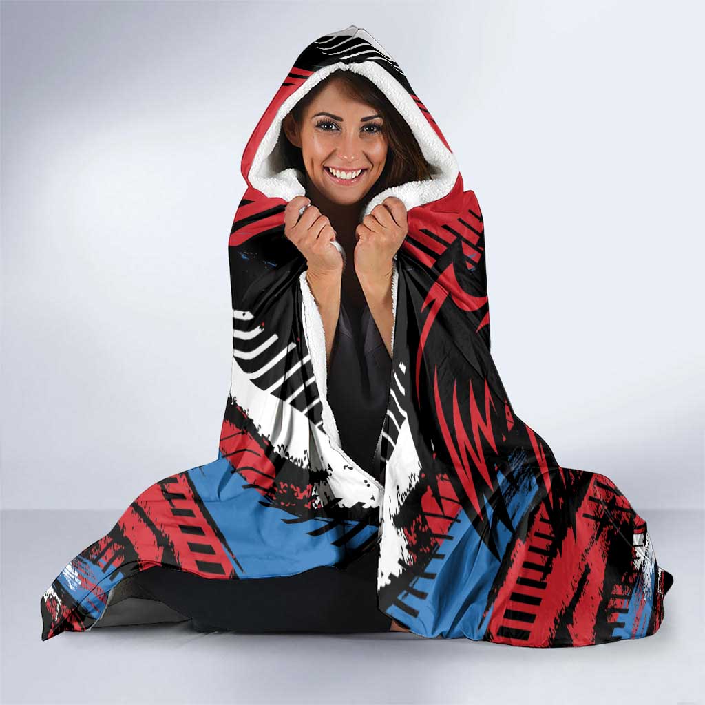 Caribbean Cricket Antigua and Barbuda Hooded Blanket First Crown Forever Proud - Wonder Print Shop