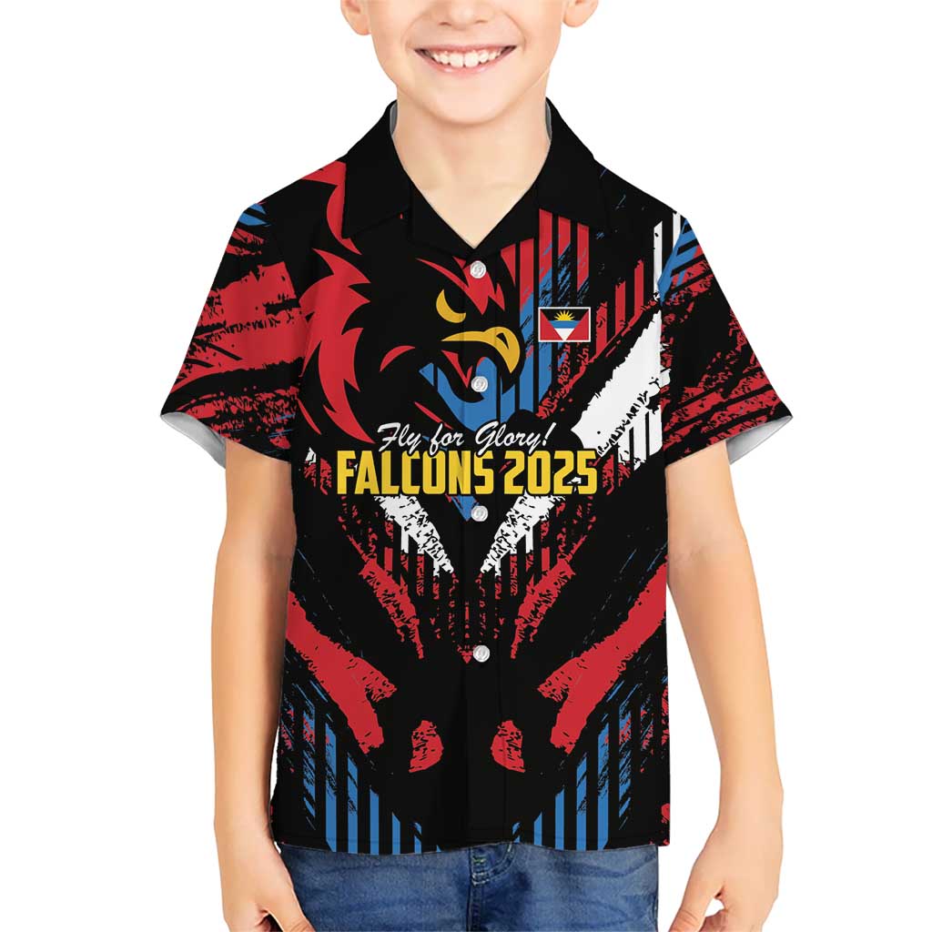 Caribbean Cricket Antigua and Barbuda Kid Hawaiian Shirt First Crown Forever Proud - Wonder Print Shop