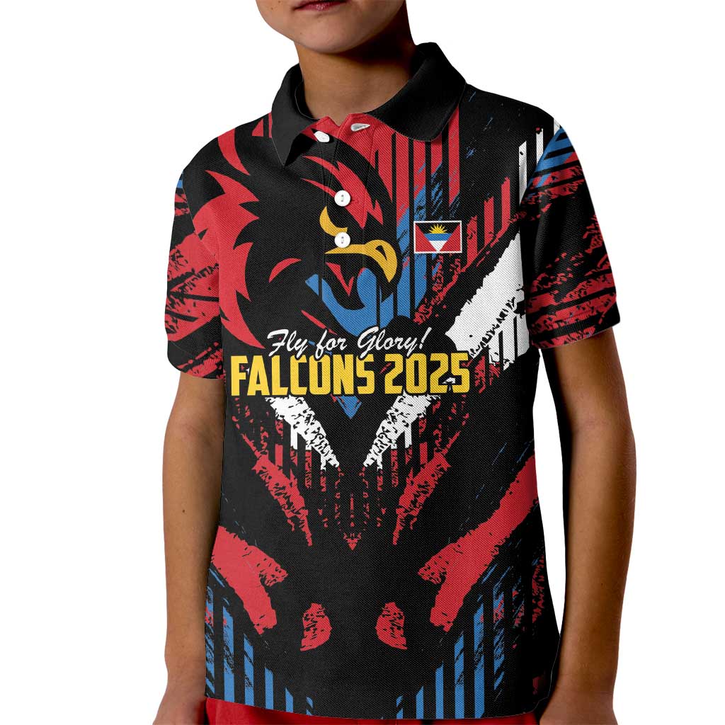 Caribbean Cricket Antigua and Barbuda Kid Polo Shirt First Crown Forever Proud - Wonder Print Shop