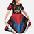 Caribbean Cricket Antigua and Barbuda Kid Short Sleeve Dress First Crown Forever Proud - Wonder Print Shop