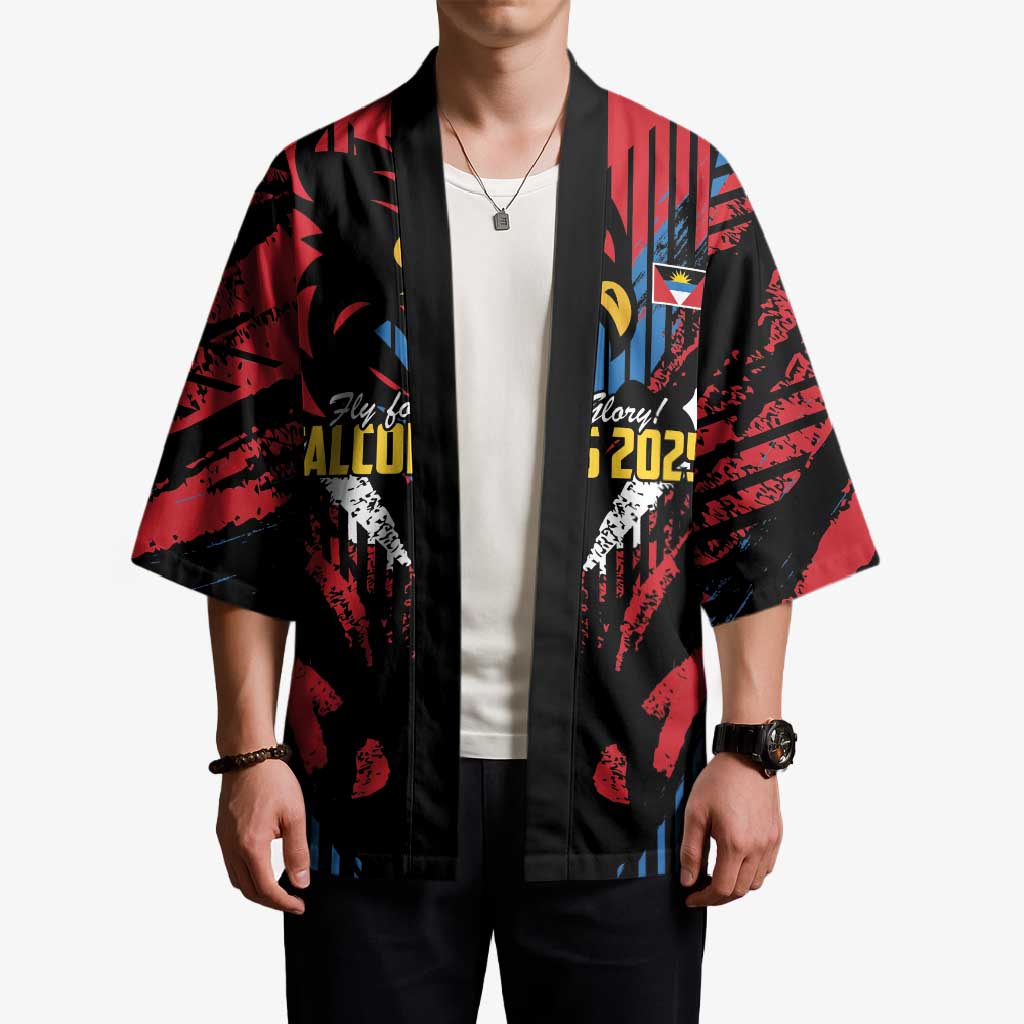 Caribbean Cricket Antigua and Barbuda Kimono First Crown Forever Proud - Wonder Print Shop