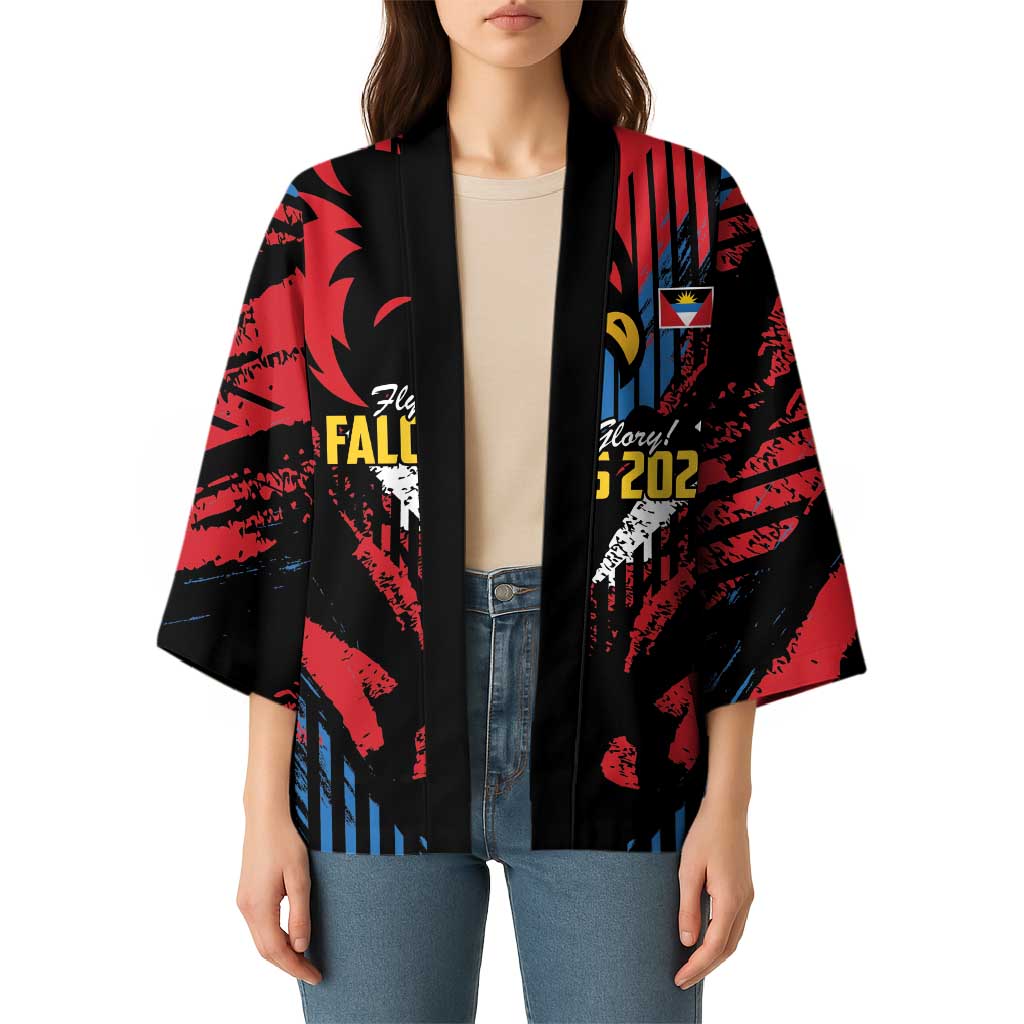 Caribbean Cricket Antigua and Barbuda Kimono First Crown Forever Proud - Wonder Print Shop