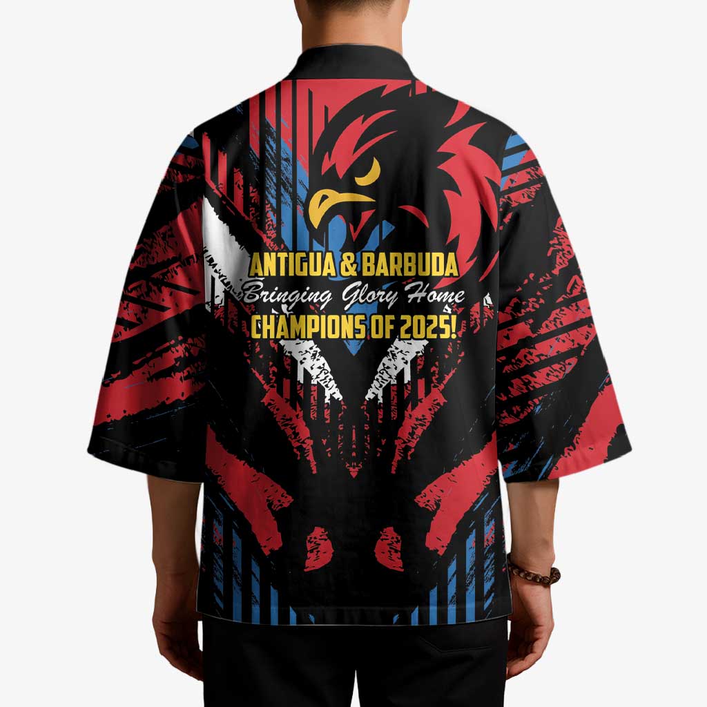 Caribbean Cricket Antigua and Barbuda Kimono First Crown Forever Proud - Wonder Print Shop