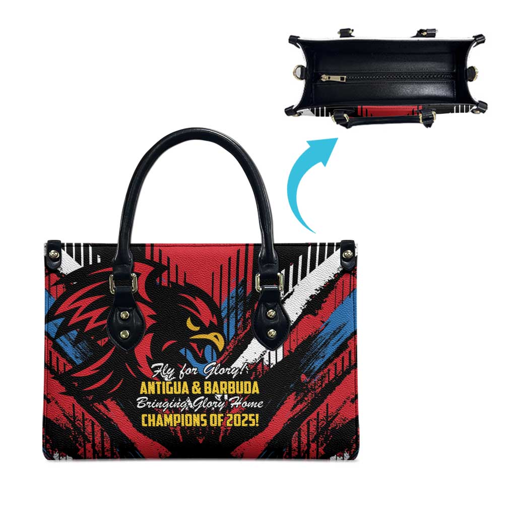Caribbean Cricket Antigua and Barbuda Leather Bag First Crown Forever Proud - Wonder Print Shop