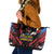 Caribbean Cricket Antigua and Barbuda Leather Tote Bag First Crown Forever Proud - Wonder Print Shop