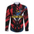Caribbean Cricket Antigua and Barbuda Long Sleeve Button Shirt First Crown Forever Proud - Wonder Print Shop