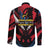 Caribbean Cricket Antigua and Barbuda Long Sleeve Button Shirt First Crown Forever Proud - Wonder Print Shop