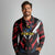 Caribbean Cricket Antigua and Barbuda Long Sleeve Polo Shirt First Crown Forever Proud - Wonder Print Shop