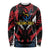 Caribbean Cricket Antigua and Barbuda Long Sleeve Shirt First Crown Forever Proud - Wonder Print Shop