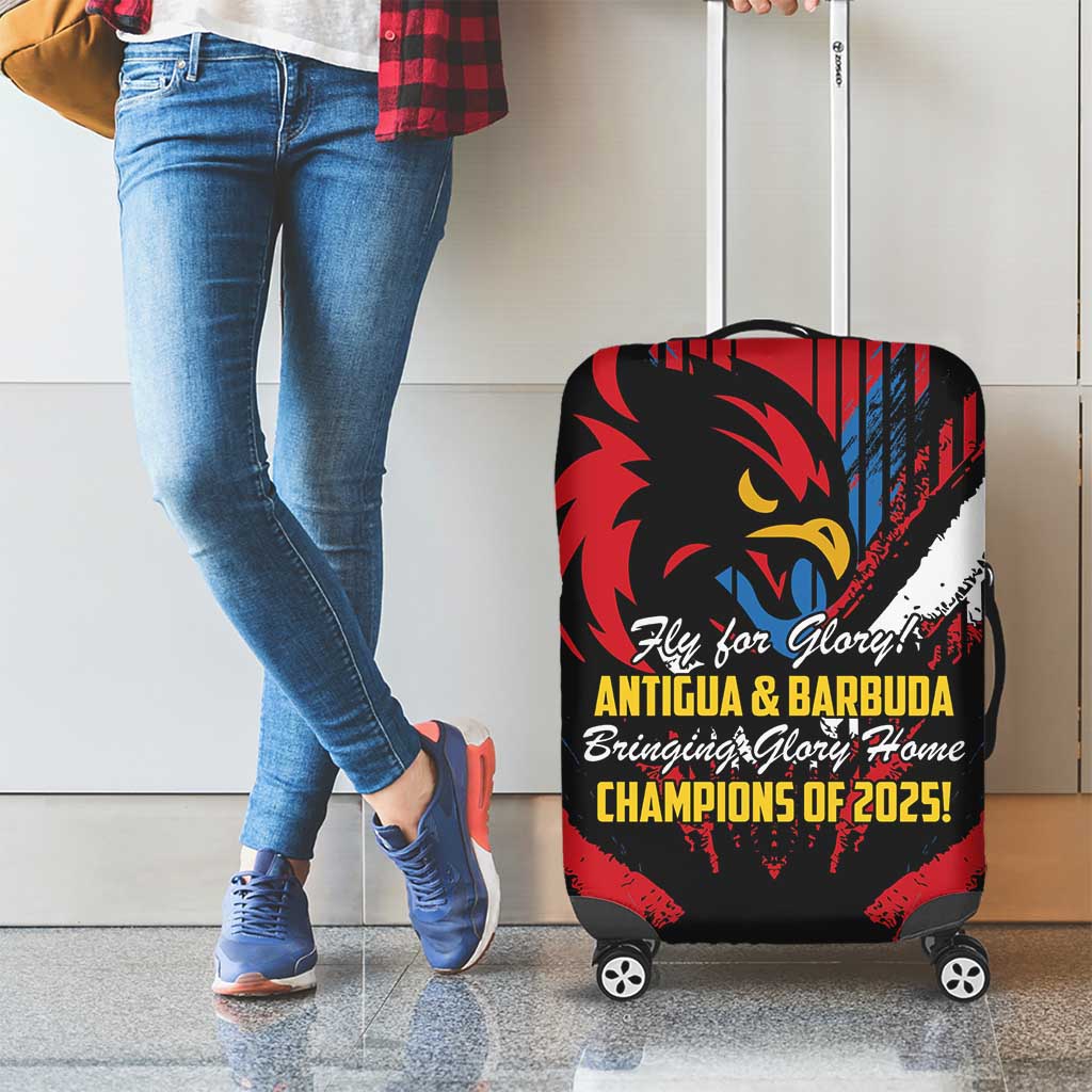 Caribbean Cricket Antigua and Barbuda Luggage Cover First Crown Forever Proud - Wonder Print Shop