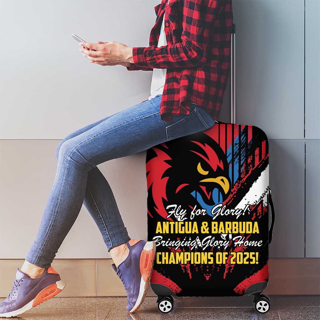 Caribbean Cricket Antigua and Barbuda Luggage Cover First Crown Forever Proud - Wonder Print Shop