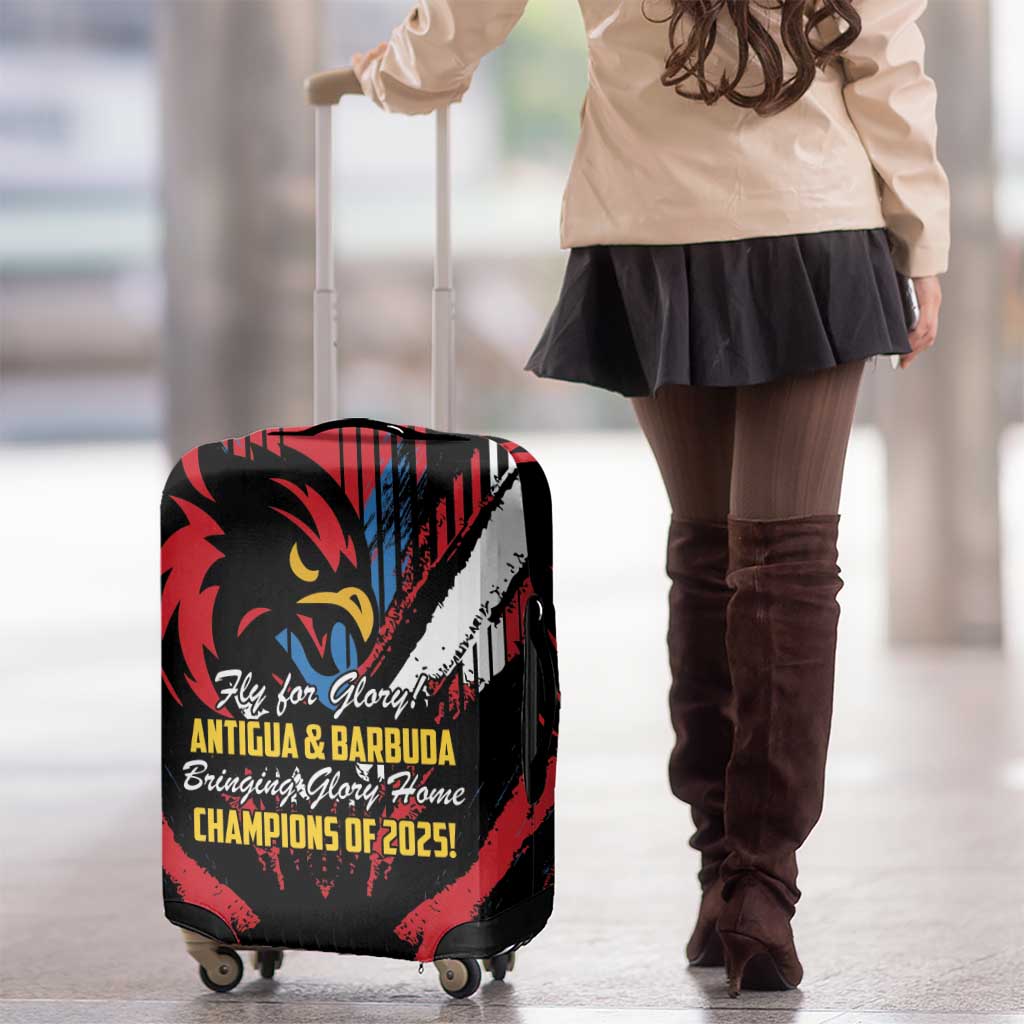 Caribbean Cricket Antigua and Barbuda Luggage Cover First Crown Forever Proud - Wonder Print Shop