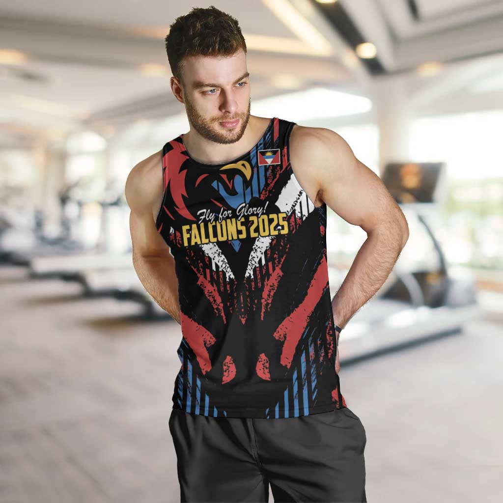 Caribbean Cricket Antigua and Barbuda Men Tank Top First Crown Forever Proud - Wonder Print Shop