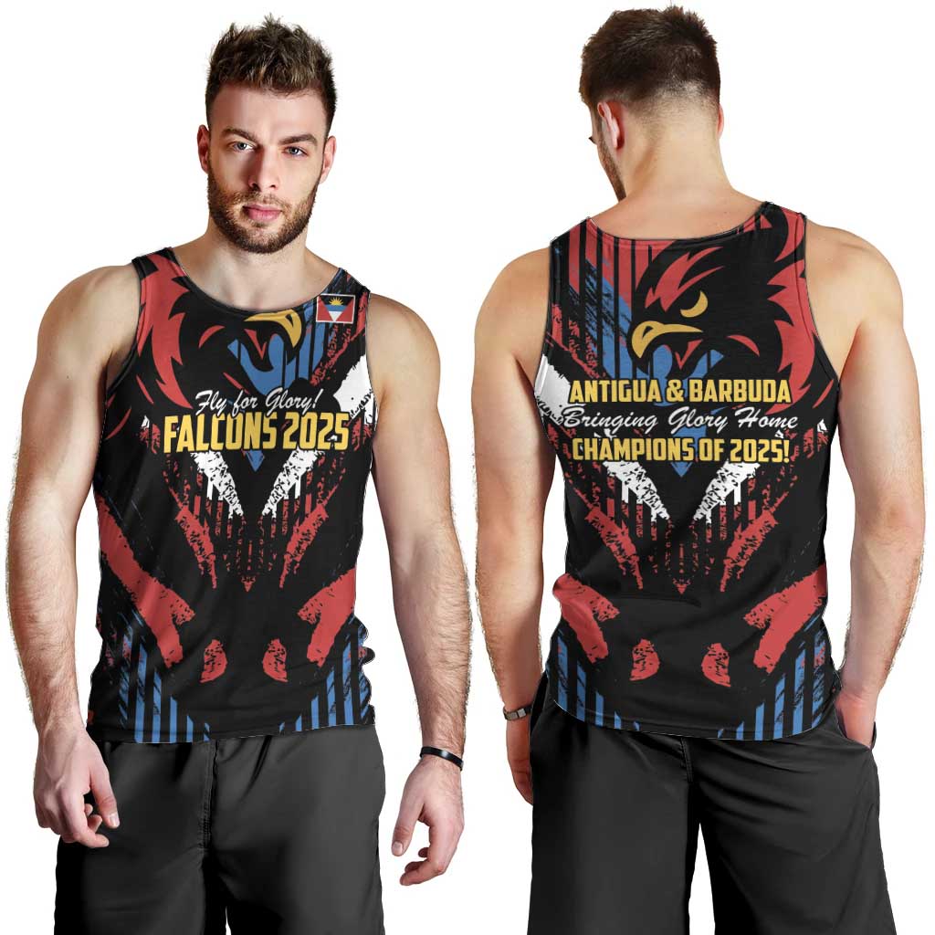 Caribbean Cricket Antigua and Barbuda Men Tank Top First Crown Forever Proud - Wonder Print Shop