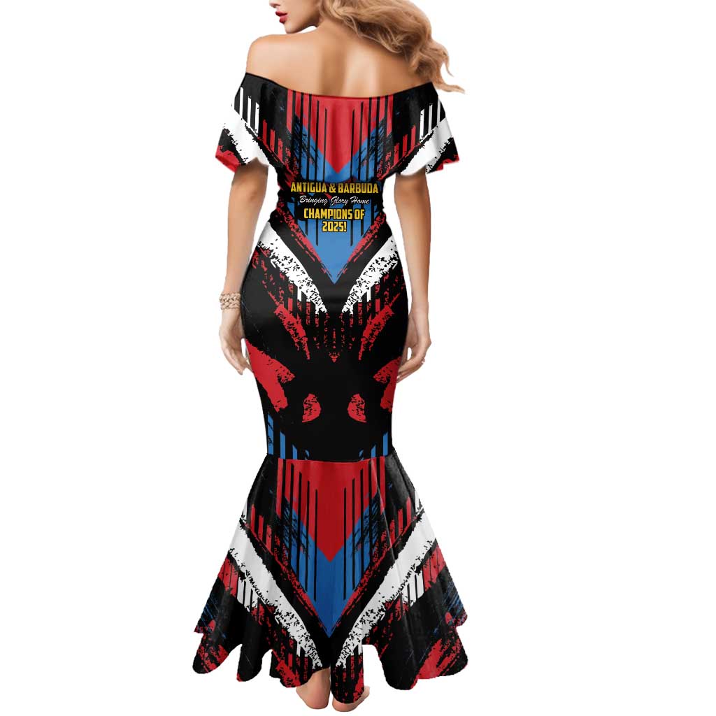 Caribbean Cricket Antigua and Barbuda Mermaid Dress First Crown Forever Proud - Wonder Print Shop