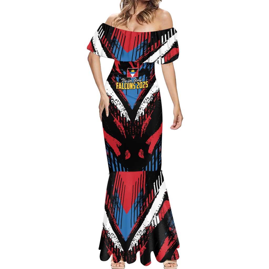 Caribbean Cricket Antigua and Barbuda Mermaid Dress First Crown Forever Proud - Wonder Print Shop