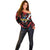 Caribbean Cricket Antigua and Barbuda Off Shoulder Sweater First Crown Forever Proud - Wonder Print Shop