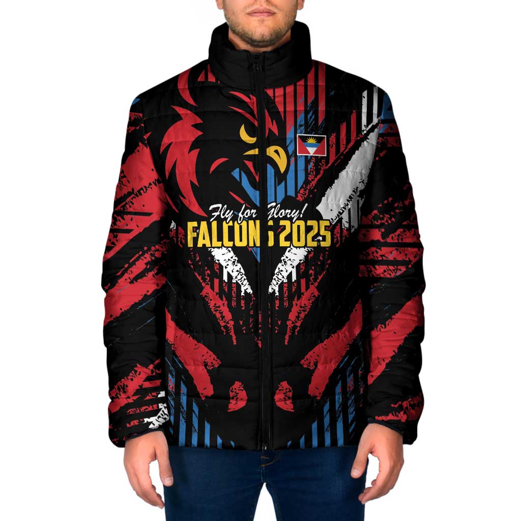 Caribbean Cricket Antigua and Barbuda Padded Jacket First Crown Forever Proud - Wonder Print Shop