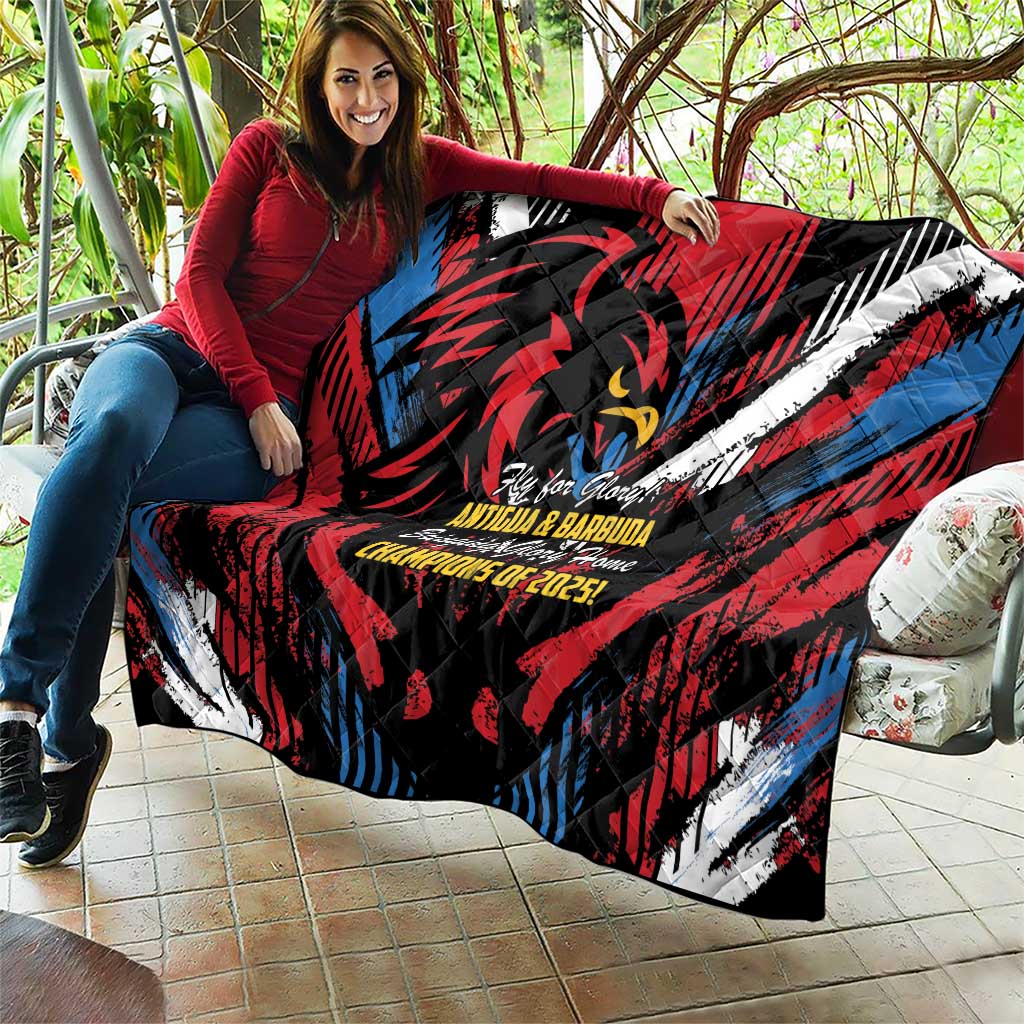 Caribbean Cricket Antigua and Barbuda Quilt First Crown Forever Proud - Wonder Print Shop