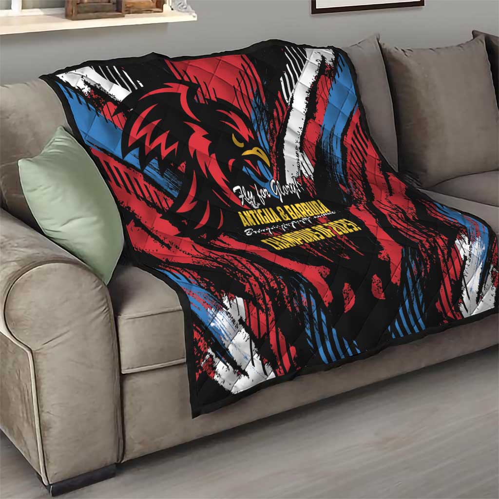 Caribbean Cricket Antigua and Barbuda Quilt First Crown Forever Proud - Wonder Print Shop
