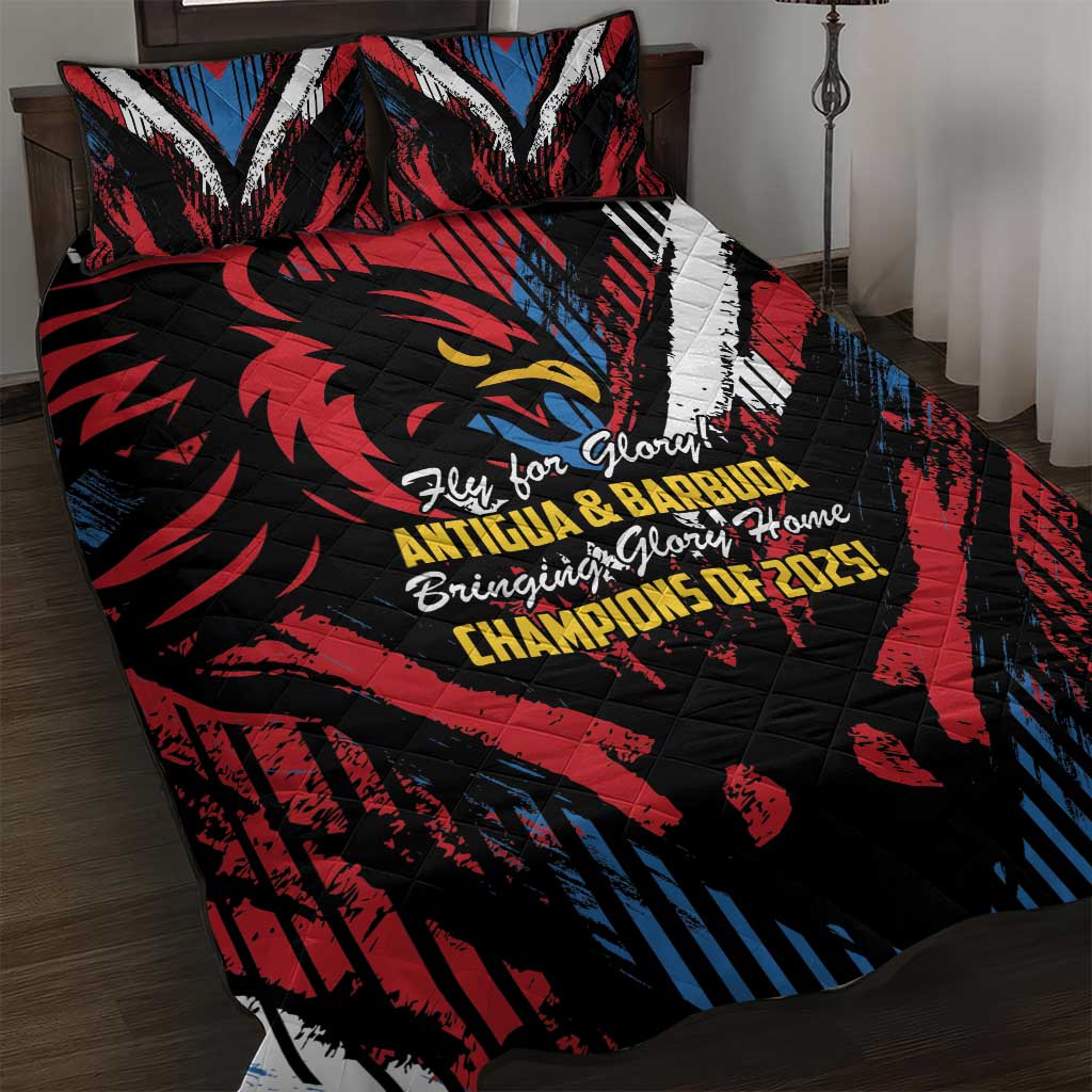 Caribbean Cricket Antigua and Barbuda Quilt Bed Set First Crown Forever Proud - Wonder Print Shop