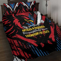 Caribbean Cricket Antigua and Barbuda Quilt Bed Set First Crown Forever Proud - Wonder Print Shop
