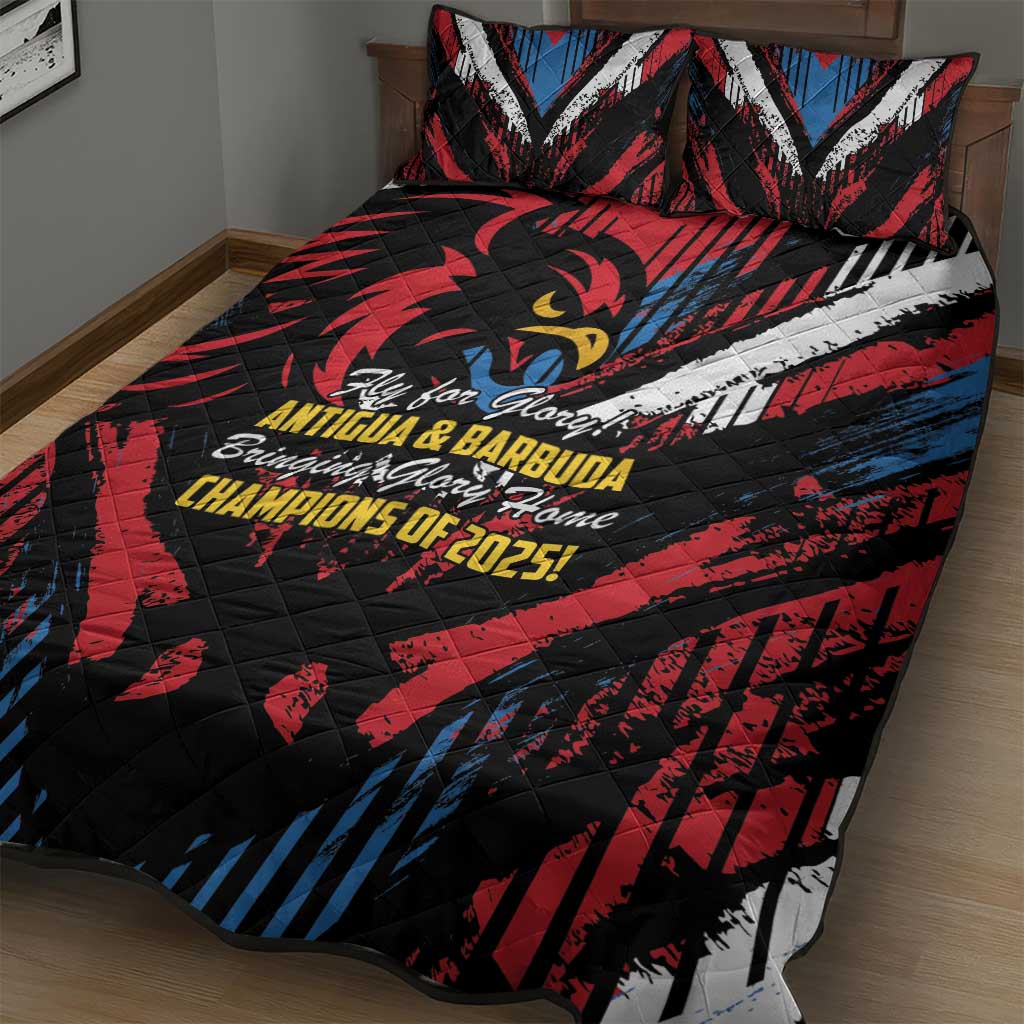 Caribbean Cricket Antigua and Barbuda Quilt Bed Set First Crown Forever Proud - Wonder Print Shop
