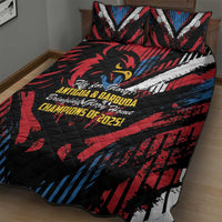 Caribbean Cricket Antigua and Barbuda Quilt Bed Set First Crown Forever Proud - Wonder Print Shop