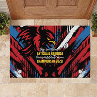 Caribbean Cricket Antigua and Barbuda Rubber Doormat First Crown Forever Proud - Wonder Print Shop
