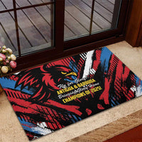 Caribbean Cricket Antigua and Barbuda Rubber Doormat First Crown Forever Proud - Wonder Print Shop