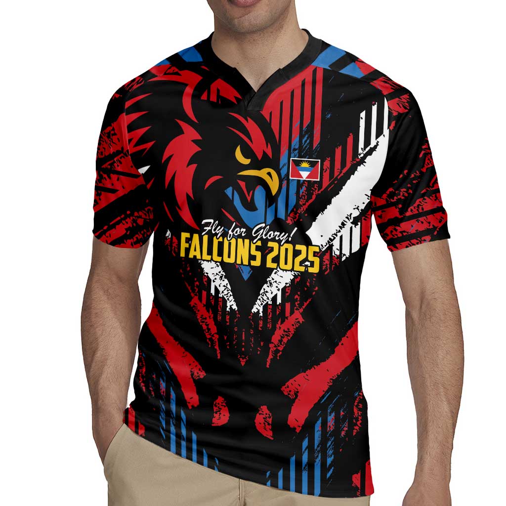 Caribbean Cricket Antigua and Barbuda Rugby Jersey First Crown Forever Proud - Wonder Print Shop