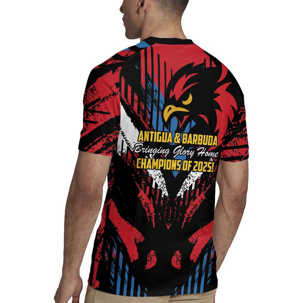 Caribbean Cricket Antigua and Barbuda Rugby Jersey First Crown Forever Proud - Wonder Print Shop