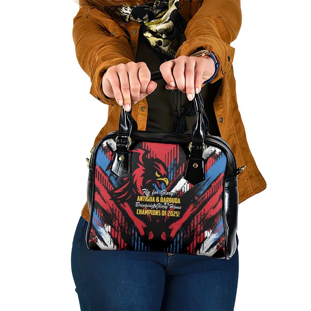 Caribbean Cricket Antigua and Barbuda Shoulder Handbag First Crown Forever Proud - Wonder Print Shop