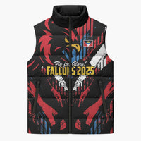Caribbean Cricket Antigua and Barbuda Sleeveless Puffer Jacket First Crown Forever Proud - Wonder Print Shop