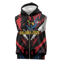 Caribbean Cricket Antigua and Barbuda Sleeveless Zip Hoodie First Crown Forever Proud - Wonder Print Shop