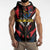 Caribbean Cricket Antigua and Barbuda Sleeveless Zip Hoodie First Crown Forever Proud - Wonder Print Shop