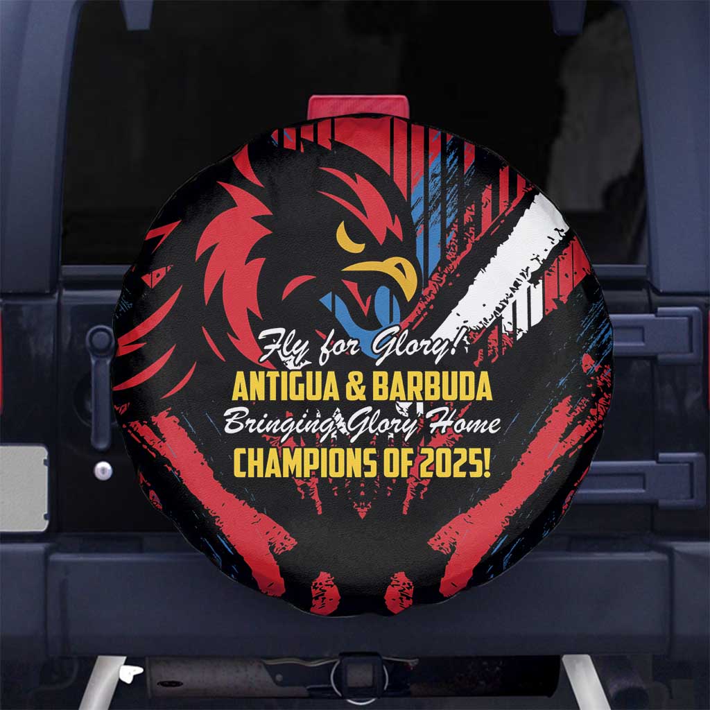 Caribbean Cricket Antigua and Barbuda Spare Tire Cover First Crown Forever Proud - Wonder Print Shop