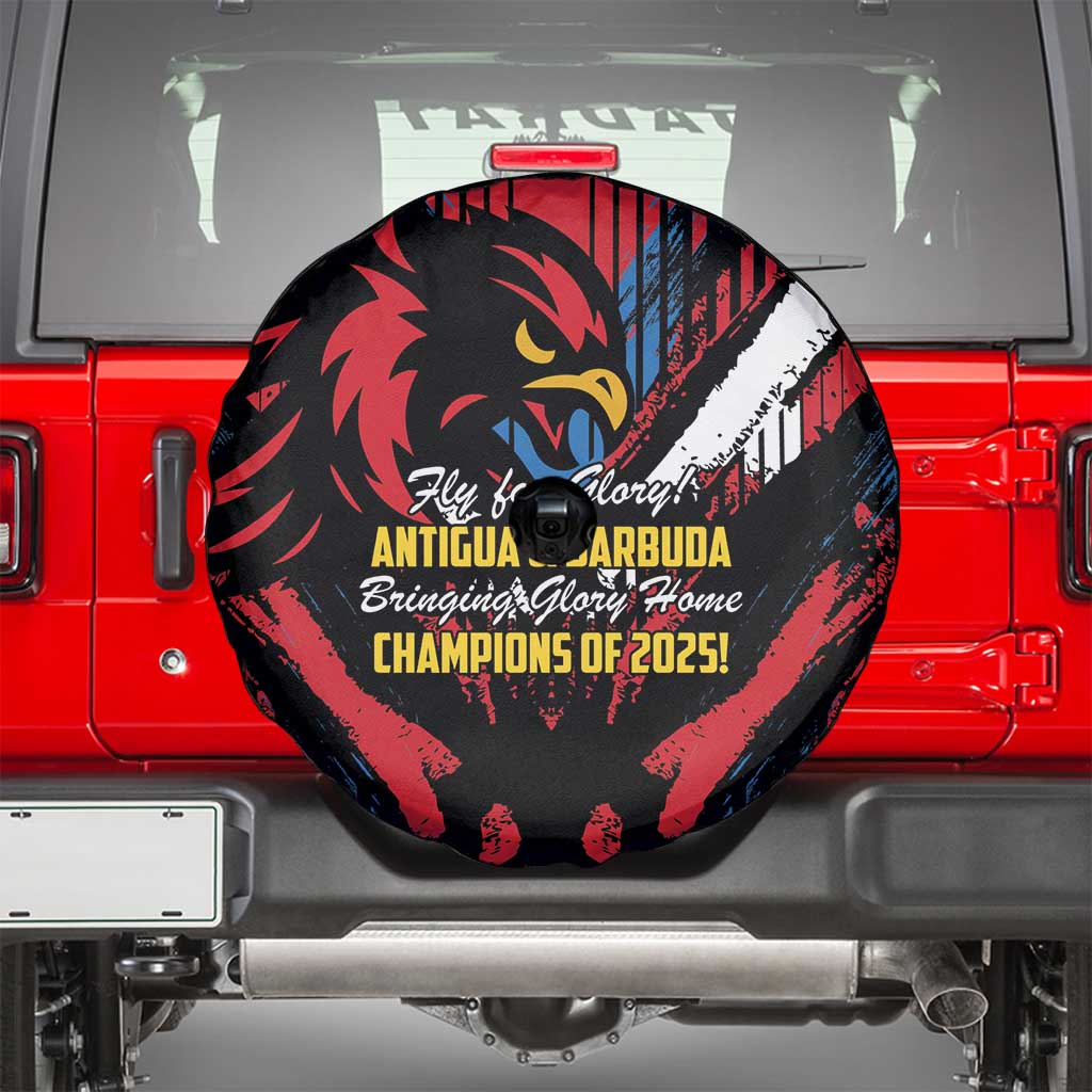 Caribbean Cricket Antigua and Barbuda Spare Tire Cover First Crown Forever Proud - Wonder Print Shop