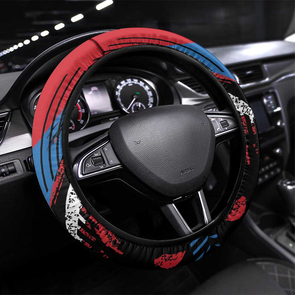 Caribbean Cricket Antigua and Barbuda Steering Wheel Cover First Crown Forever Proud - Wonder Print Shop