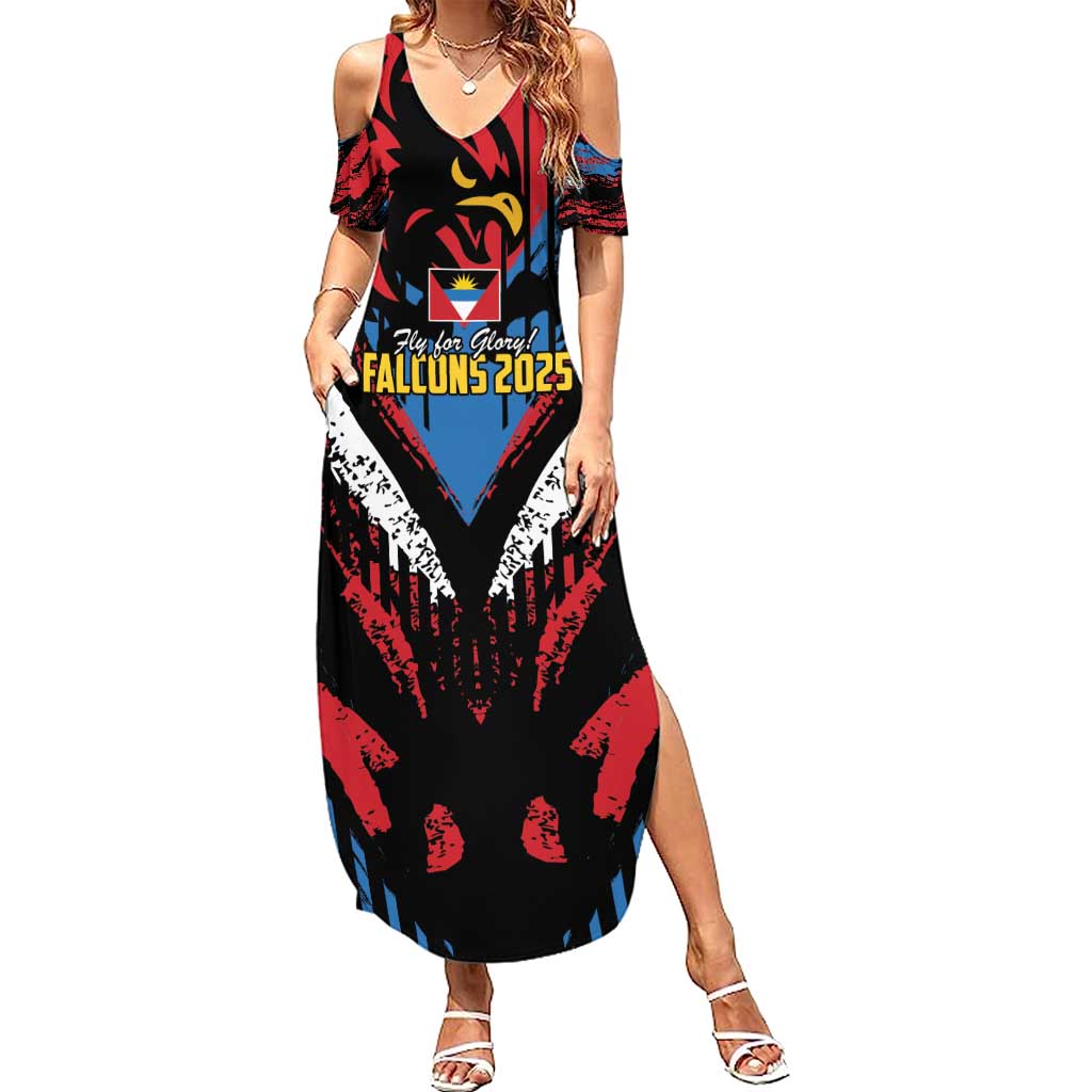 Caribbean Cricket Antigua and Barbuda Summer Maxi Dress First Crown Forever Proud - Wonder Print Shop