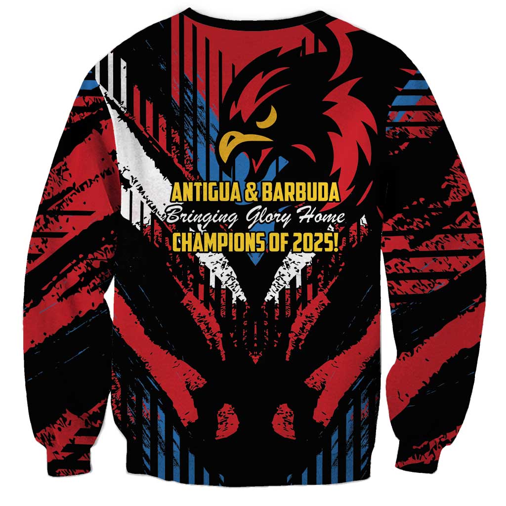 Caribbean Cricket Antigua and Barbuda Sweatshirt First Crown Forever Proud - Wonder Print Shop